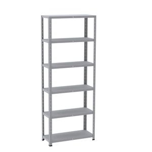 Estante Com Estrutura Metalica Armazenagem Pre Mold 2000mm S-ref Epl-6a-vu Cinza