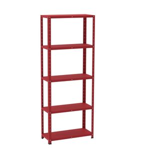 Estante Com Estrutura Metalica Armazenagem Pre Mold 2000mm S-ref Epl-5a-vu Vermelho
