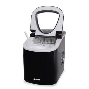 Máquina De Gelo Amvox Amg 113 13kg Em 24 Horas Preto 220V