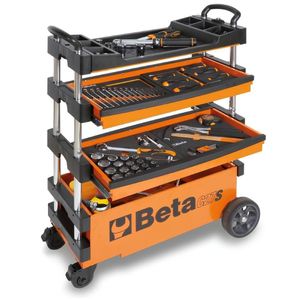 Carrinho De Ferramentas Rebatível 2 Gavetas C27s-o Beta