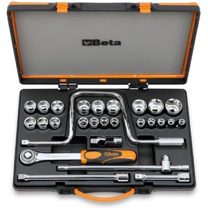 Jogo Soquetes Estriados 1-2'' Com Catraca 920b-c21 Beta