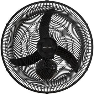 Ventilador De Parede Ventisol New 50cm Preto 110V