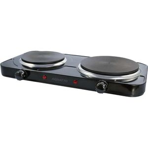 Fogão Elétrico de Mesa 2 Pratos 2500E FMP-01 Preto Agratto 110V