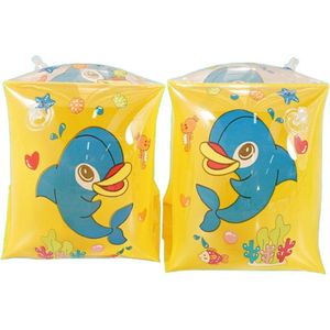 Boia De Braço Jogo Para Criança 23x15cm Amarelo