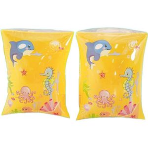 Boia De Braço Jogo Para Criança 27x17cm Amarelo