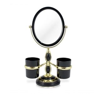 Espelho De Mesa Com Suportes Laterais Jacki Design Preto