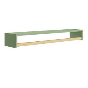 Prateleira Theo 93,6cm Botânico Fosco Madeira Natural Reller Móveis Botânico Fosco Madeira Natural