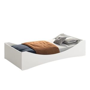 Cama Evolutiva 2 Em 1 Luna Branco Fosco Com Colchão D33 Reller Móveis Branco Fosco