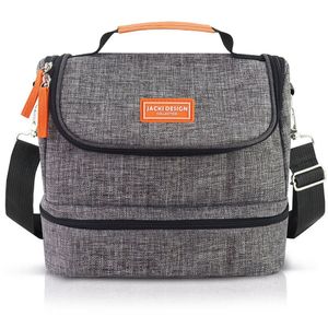 Bolsa Térmica C/ 2 Compartimentos Vibe Cinza