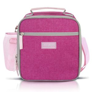 Bolsa Térmica Vibe Jacki Design Pink Cinza