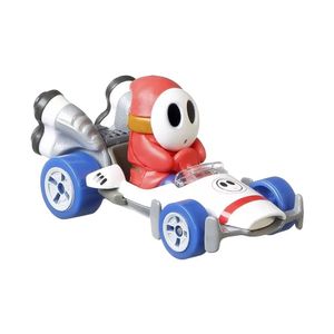 Carrinho Mario Kart Hot Wheels 1:64 Original - Mattel Gbg25 Shy Guy B Dasher