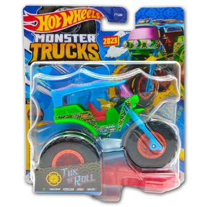 Carrinho Hot Wheels Monster Truck 1:64 Original - Mattel Fyj44 Tuk N Roll