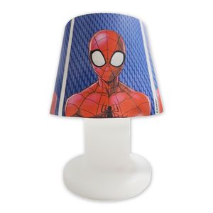 Abajur Luminária Micro Lampe Homem Aranha Marvel Herois 22cm
