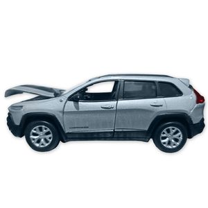 Carro Miniatura Metal Fricção Carrinho Action C- Som E Luz Jeep Cherokee