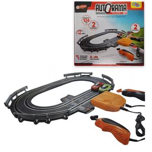 Autorama Pista Eletrica Com Colisão Sport 2 Carros 1,26mt