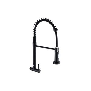 Kit 3 Torneiras Cozinha Metal Gourmet Standard Parede Fosco Preto