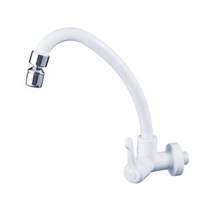 Kit 3 Torneiras Abs Parede De Cozinha Civitt Branco