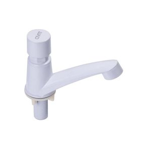 Kit 3 Torneiras De Lavatório Automática Temporizada Civitt Branco