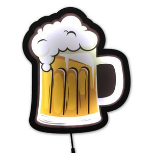 Painel Letreiro Led Luminoso Caneca Chopp Cerveja Beer Drink