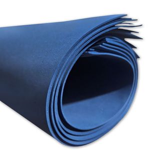 Kit 30 Placas De Eva Liso 1,5mm 40x60cm Artesanato - Cores Azul Petroleo
