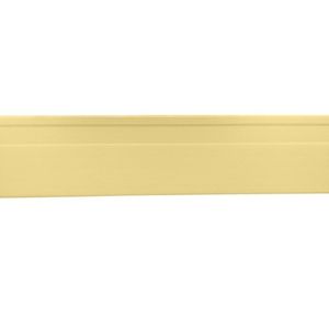 Kit Com 15 Barras Rodapé De Pvc 10cm X 15mm X 2,40m Master Bariri 36m Marfim