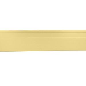 Kit Com 20 Barras Rodapé De Pvc 7cm X 15mm X 2,40m Master Bariri 48m Marfim