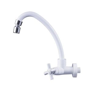 Kit 2 Torneira Parede Abs 1/4 De Volta Civitt Branco