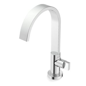 Kit Com 3 Torneira Para Lavatório De Mesa Bico Alta Flow Celite Cromado