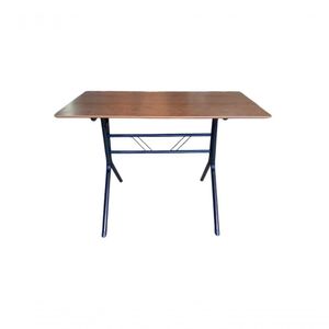 Mesa Moema 120x70 Imbuia Base Preta
