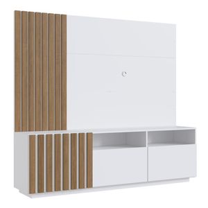 Rack Com Painel Para Tv Até 65 Polegadas Ripado 180cm