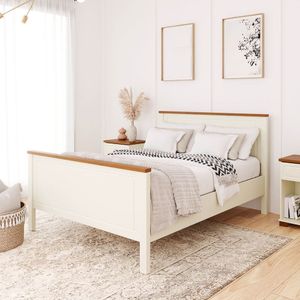 Cama Casal Ananda Cabecasa Madeiramadeira Off-white-mel