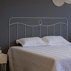 Cabeceira Para Cama Aramada Vaticano - Queen Branco