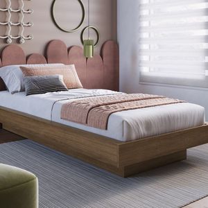 Cama De Solteiro Suspensa 80-90 Zurique Mel