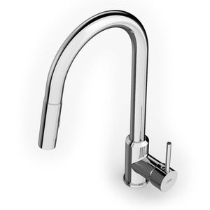 Kit Com 3 Monocomando Para Cozinha De Mesa Bica Extraível U Com 2 Funções Prática Celite Cromado