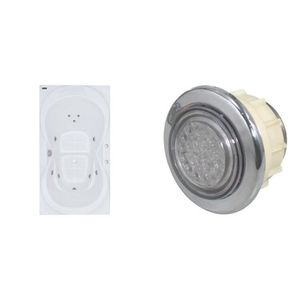 Banheira Hidromassagem Astra Due Gran Luxo - 05 Jatos Acrílico P6 Sem Aquecedor E Cromoterapia Branco