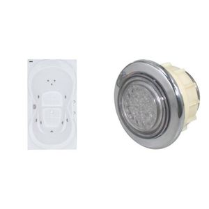 Banheira Hidromassagem Astra Due Gran Luxo 05 Jatos Acrílico P4 Sem Aquecedor E Cromoterapia Branco