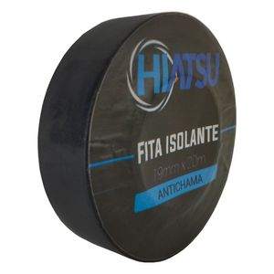 Fita Isolante Antichama 0,13mm X 19mm X 20m Cor Preta Hiatsu 20 Unidades