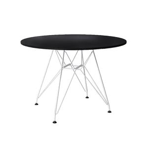 Mesa De Jantar Eames Redonda 110cm Up Home Preto