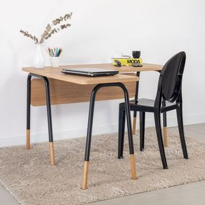 Mesa Escrivaninha Estação De Trabalho Em L 120cm Organico Home Office Flexus Hanover Preto