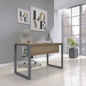 Mesa De Madeira 134cm X 60cm M134-60p25 Naturalle Grafito
