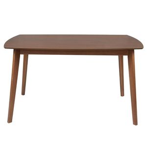 Mesa De Madeira Maciça E MDF L135 X P 90 X Alt 77 Linea Natural
