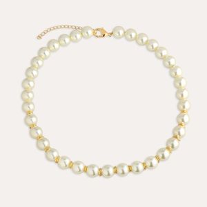 Colar Pérolas Folheado A Ouro 18k