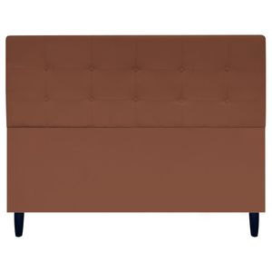 Cabeceira Cama Ivy Para Cama Queen 160 Cm Suede Terracota, Suede