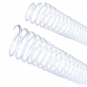 Espiral Para Encadernação Cristal 07 Mm Para 25 Folhas 100un