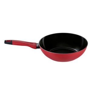 Panela De Indução Wok Em Alumínio Forjado 28 Cm Everyday Oxford - Vermelho