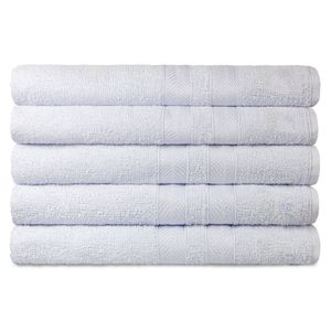 Kit 4 Toalhas Banho Para Hotel 100% Algodão Caricinha