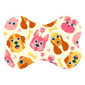 Tapete Comedouro Ração Cachorro Pet Cão Dog Lona Nº4 - 30x44