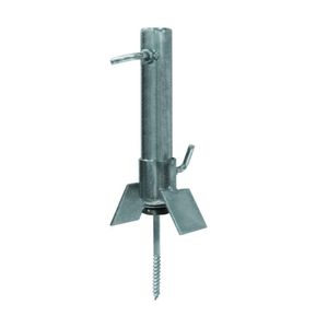 Suporte Antena 10-a Telha Brasilit 32mm Tubo 3/ 4 Prata