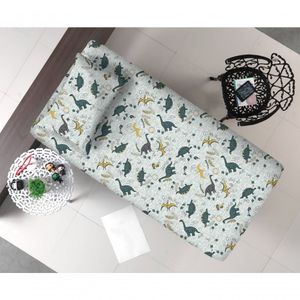 Jogo De Cama Infantil Estampado Solteiro 2 Peças - Kids - Dino Selva