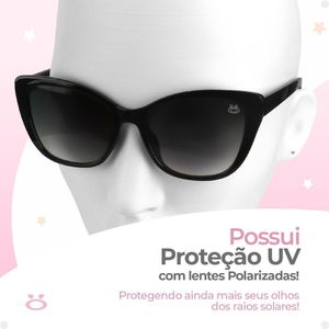 Oculos Sol + Relogio Dourado Feminino + Pulseira + Caixa Proteção Uv Qualidade Premium Gatinho Moda